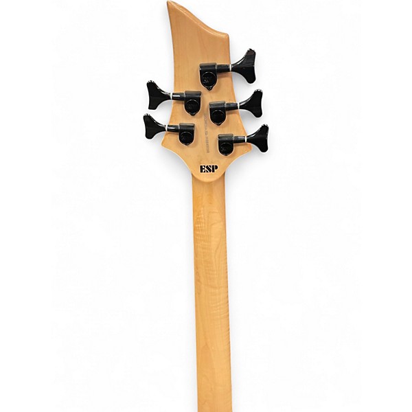 Used ESP LTD B55 Titanium Electric Bass Guitar
