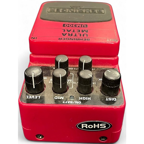 Used Behringer UM300 Ultra Metal Distortion Effect Pedal