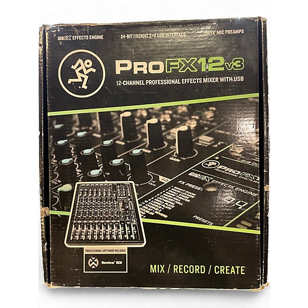 Used Mackie ProFX12v3 Unpowered Mixer