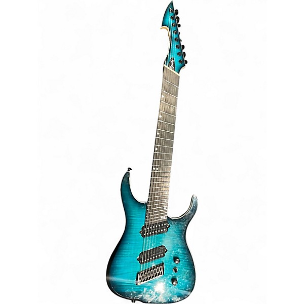 Used 2020 Ormsby HYPEGTR 8 Blue Burst Solid Body Electric Guitar