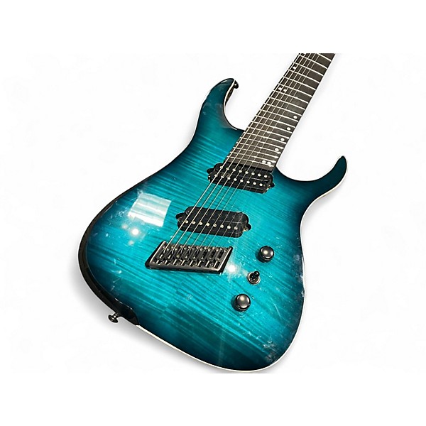 Used 2020 Ormsby HYPEGTR 8 Blue Burst Solid Body Electric Guitar