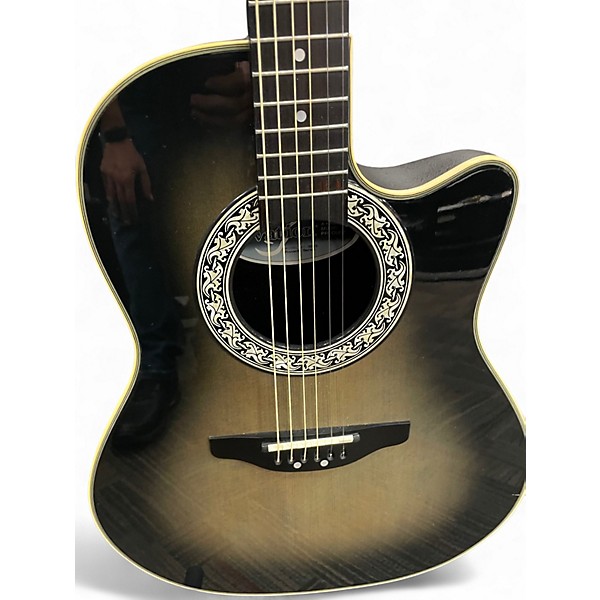 Used Ovation 3862 PINNACLE GREY BURST Acoustic Electric Guitar