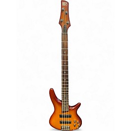 Used Ibanez SR500 YELLOW RED BURST Electric Bass Guitar