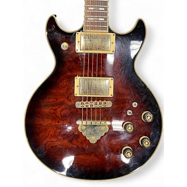 Used Ibanez AR325 Art Series DARK BROWN SUNBURST Solid Body Electric Guitar