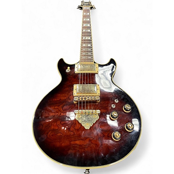Used Ibanez AR325 Art Series DARK BROWN SUNBURST Solid Body Electric Guitar