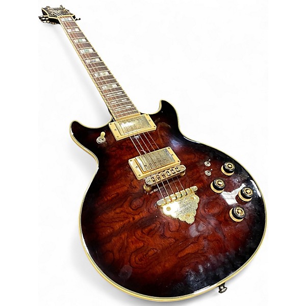 Used Ibanez AR325 Art Series DARK BROWN SUNBURST Solid Body Electric Guitar