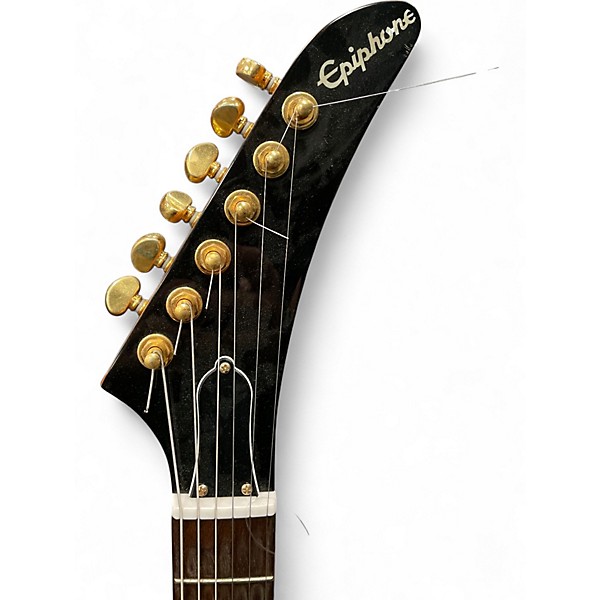 Used Epiphone Korina Explorer Natural Electric Bass Guitar
