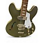 Used Epiphone Casino Worn Royal Olive Hollow Body Electric Guitar