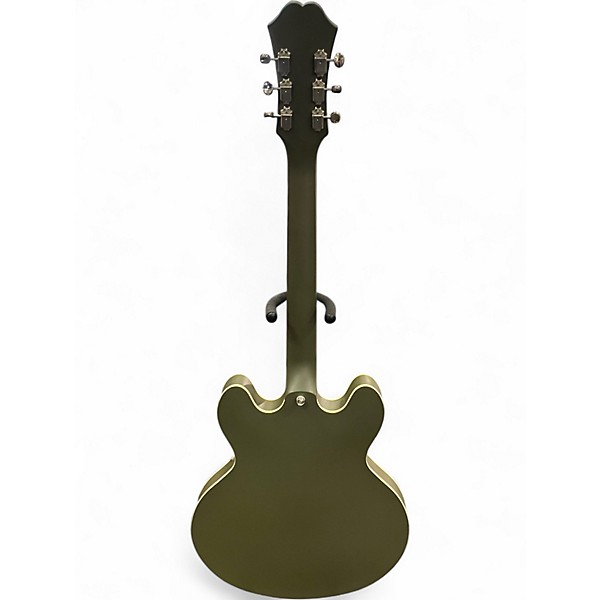 Used Epiphone Casino Worn Royal Olive Hollow Body Electric Guitar