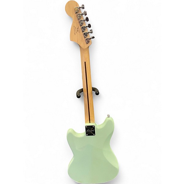 Used Squier Bullet Mustang HH Surf Green Solid Body Electric Guitar