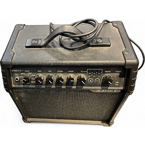 Used Line 6 Spider V 20 MkII 20w 1x8 Guitar Combo Amp