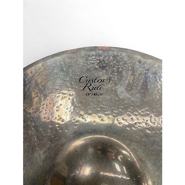 Used Zildjian 18in K Custom Ride Cymbal