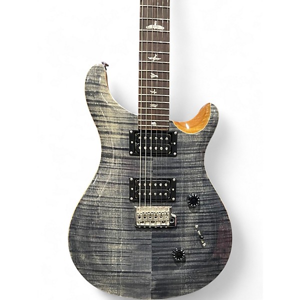 Used PRS SE Custom 24 Trans Charcoal Solid Body Electric Guitar