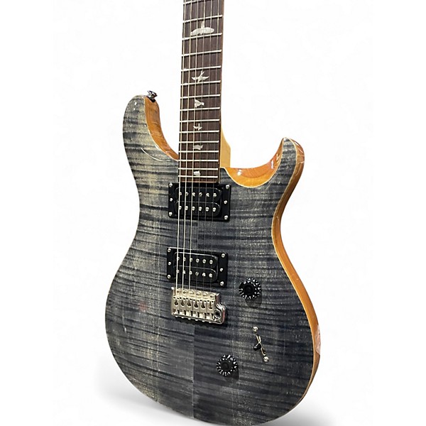 Used PRS SE Custom 24 Trans Charcoal Solid Body Electric Guitar