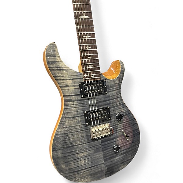 Used PRS SE Custom 24 Trans Charcoal Solid Body Electric Guitar