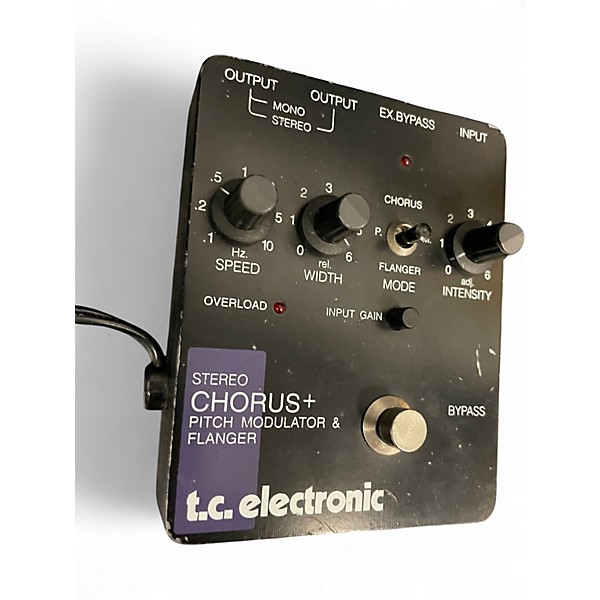 Used TC Electronic Stereo chorus + Pitch Modulator and Flanger Effect Pedal