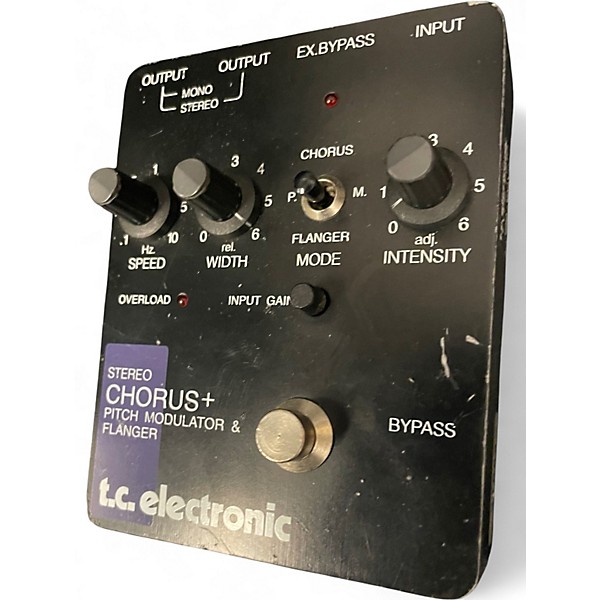 Used TC Electronic Stereo chorus + Pitch Modulator and Flanger Effect Pedal