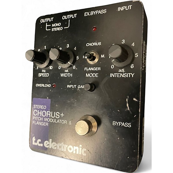 Used TC Electronic Stereo chorus + Pitch Modulator and Flanger Effect Pedal