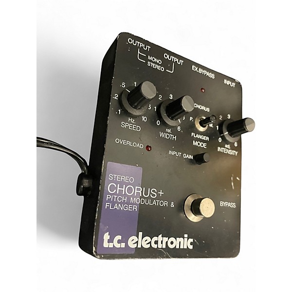 Used TC Electronic Stereo chorus + Pitch Modulator and Flanger Effect Pedal