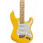 Used Squier SONIC STRATOCASTER HT Yellow Solid Body Electric Guitar