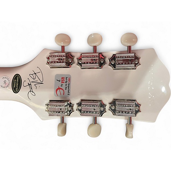 Used Epiphone BILLE JOE ARMSTRONG LES PAUL JR WHITE Solid Body Electric Guitar