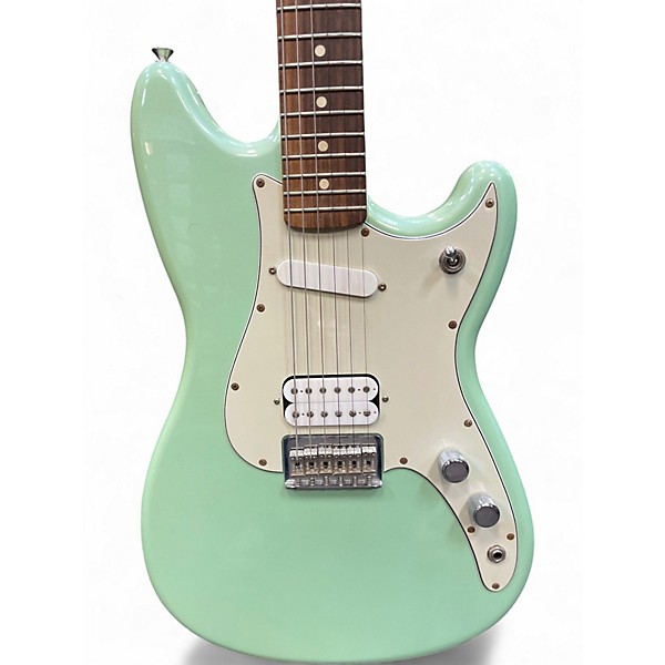 Used Fender Duo Sonic HS Seafoam Pearl Solid Body Electric Guitar
