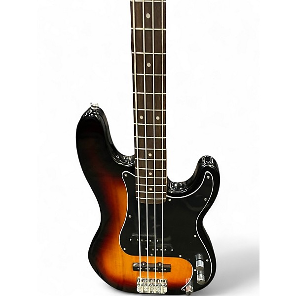 Used Squier AFFINITY PJ BASS SUNBURST Electric Bass Guitar