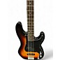 Used Squier AFFINITY PJ BASS SUNBURST Electric Bass Guitar