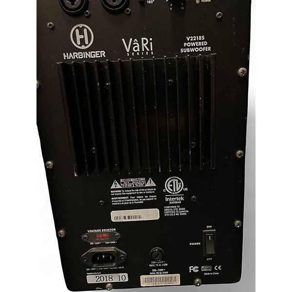 Used Harbinger V2218S Powered Subwoofer