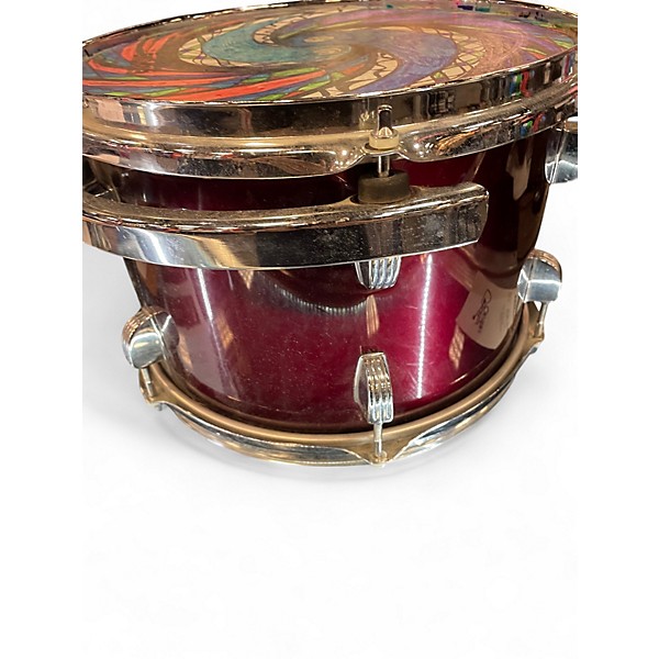 Used Ludwig 5 Piece Accent CS Red Drum Kit