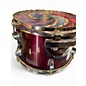 Used Ludwig 5 Piece Accent CS Red Drum Kit