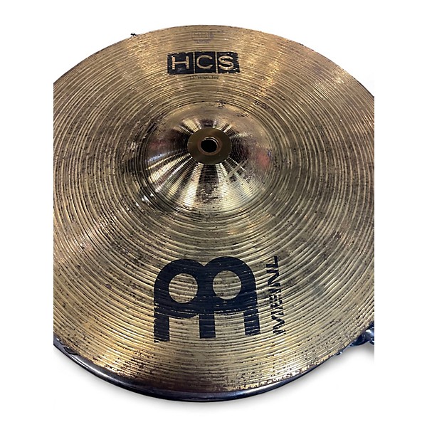 Used MEINL 13in HCS Hi Hat Pair Cymbal