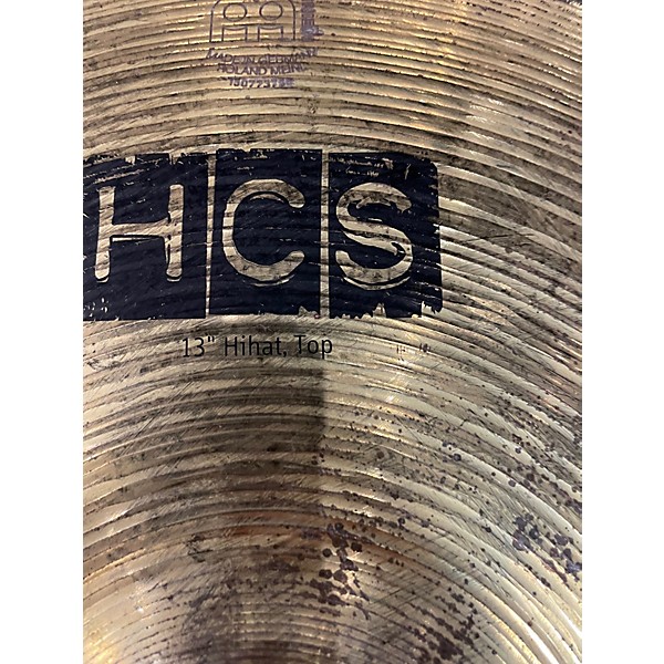 Used MEINL 13in HCS Hi Hat Pair Cymbal