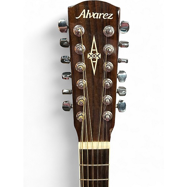 Used Alvarez AD6012CD Artist Series Natural 12 String Acoustic Guitar