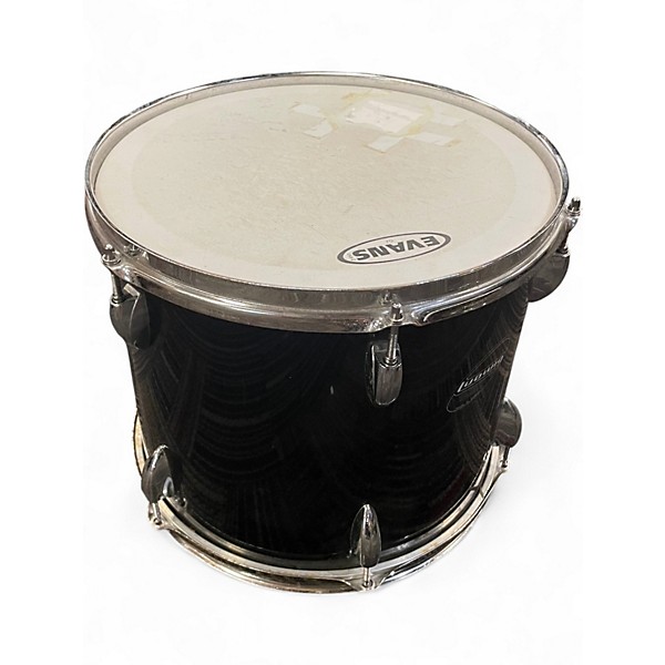 Used Ludwig 5 Piece Accent Black Drum Kit