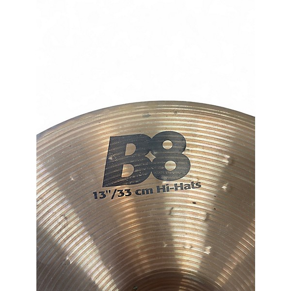 Used SABIAN 13in B8 Hi Hat Pair Cymbal
