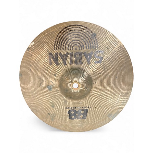 Used SABIAN 13in B8 Hi Hat Pair Cymbal