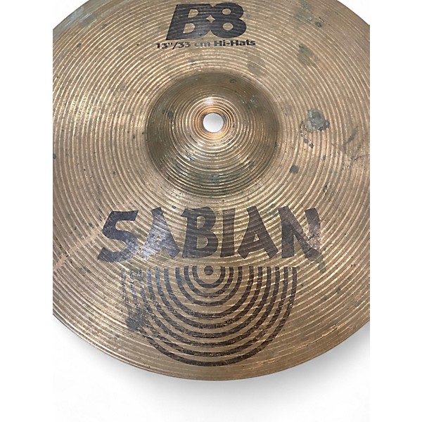Used SABIAN 13in B8 Hi Hat Pair Cymbal