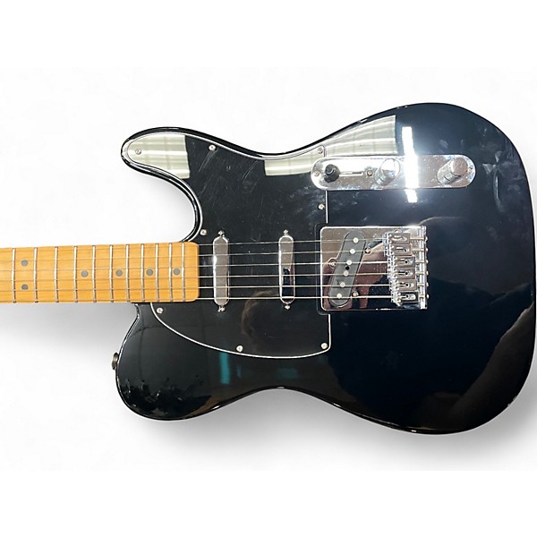 Used 2008 Fender Deluxe Blackout Telecaster Black Solid Body Electric Guitar