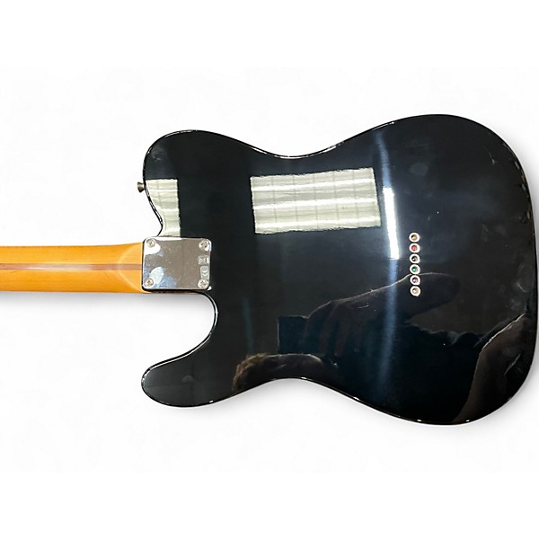 Used 2008 Fender Deluxe Blackout Telecaster Black Solid Body Electric Guitar