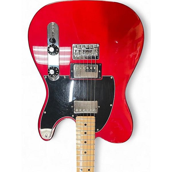 Used 2012 Fender Blacktop Telecaster HH Candy Apple Red Solid Body Electric Guitar