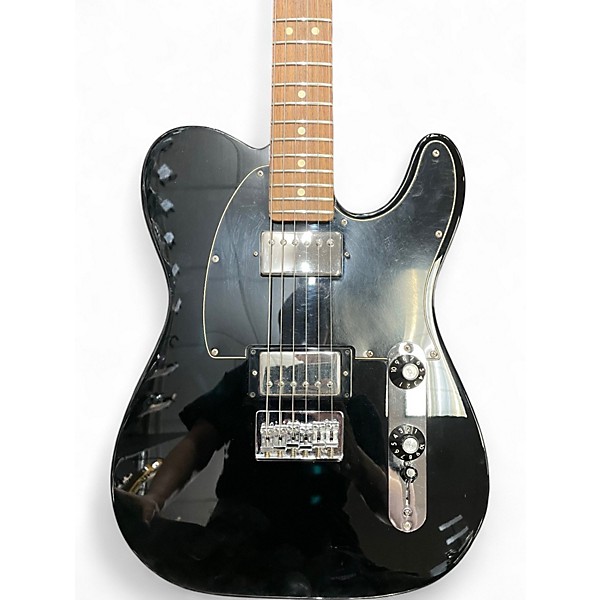 Used Fender Blacktop Telecaster HH Black Solid Body Electric Guitar