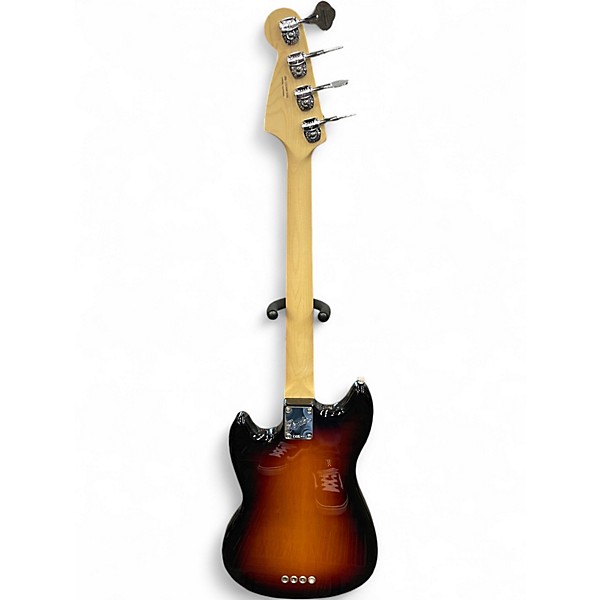 Used Fender American Performer Mustang Bass 3 Color Sunburst Electric Bass Guitar