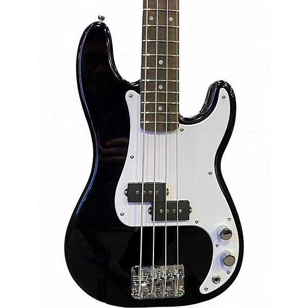 Used Squier Mini Precision Bass Black Electric Bass Guitar