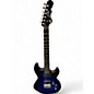 Used G&L Jerry Cantrell Signature Superhawk Deluxe BLUE Solid Body Electric Guitar thumbnail