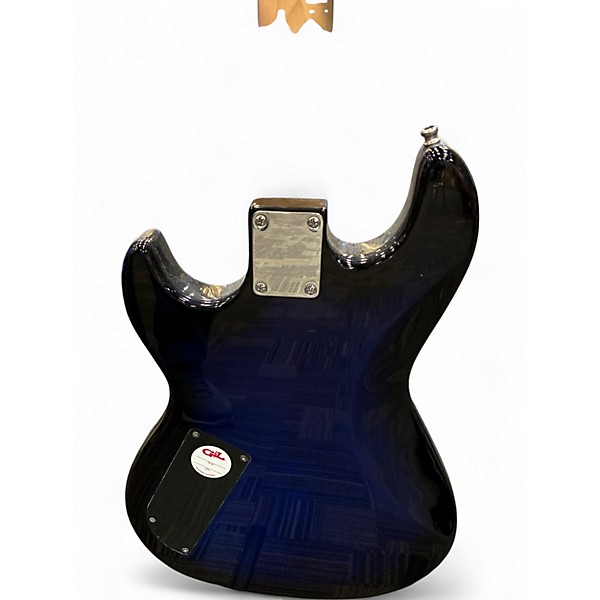 Used G&L Jerry Cantrell Signature Superhawk Deluxe BLUE Solid Body Electric Guitar