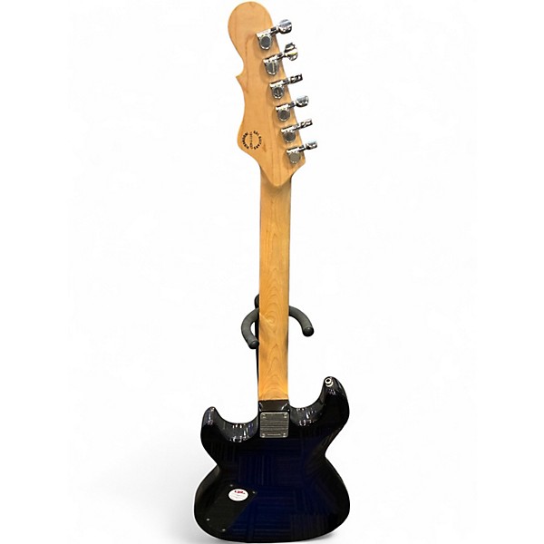 Used G&L Jerry Cantrell Signature Superhawk Deluxe BLUE Solid Body Electric Guitar