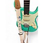 Used Schecter Guitar Research Nick Johnsonton Traditional Atomic Green Solid Body Electric Guitar