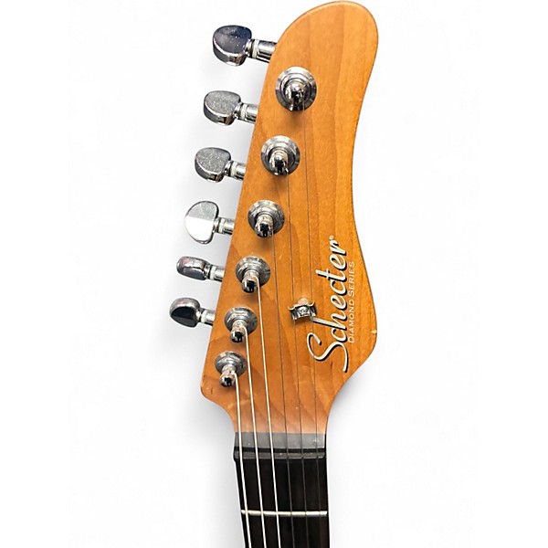 Used Schecter Guitar Research Nick Johnsonton Traditional Atomic Green Solid Body Electric Guitar
