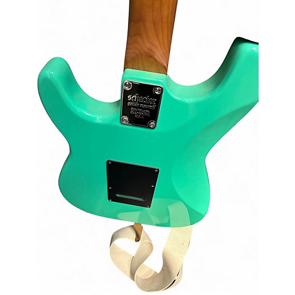 Used Schecter Guitar Research Nick Johnsonton Traditional Atomic Green Solid Body Electric Guitar